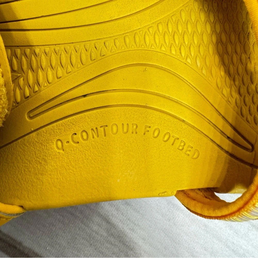 Ryka Yellow Savannah Sport Sandals Contoured Footbed Comfort Arch Support